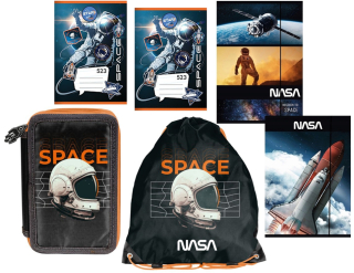 Zvýhodněná sada s třípatrovým penálem Nasa 6ks