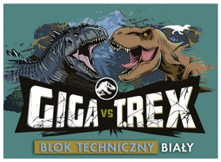 Kreslící blok A4 dinosauři